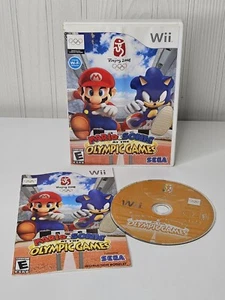 Mario & Sonic at the Olympic Games Nintendo Wii Video Game in Case TESTED - Picture 1 of 8