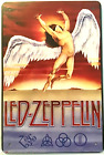 TIN SIGN 8x12 Led Zeppelin famous rock roll band group angel wings album A63
