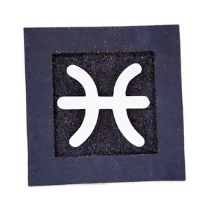 Pisces Star Sign - Horoscope, Handmade Ceramic & Porcelain Wall Decor, 6x6" - Picture 1 of 6