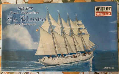 Minicraft Tall Ship Juan Sebastian De Elcano Spanish Navy Training Model Kits. - Image 1 of 3