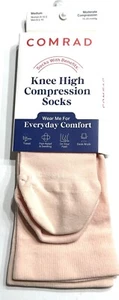 Comrad Knee High Compression Socks Medium Moderate Compression 15-20 mmHg, New - Picture 1 of 6