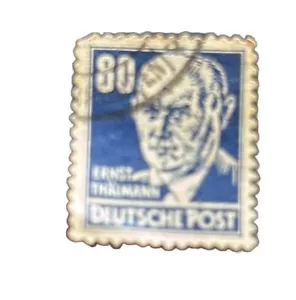 ALEMANIA RDA REPÚBLICA DEMOCRÁTICA 1953 RARO 134a MICHEL 339xb MUY BIEN USADO BPP - Imagen 1 de 1