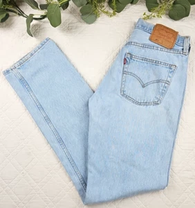 Jeans de mezclilla azul claro Levi's 501 XX de colección talla 32 x 34 hechos en EE. UU. - Imagen 1 de 13