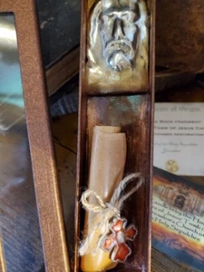 Tomb of Jesus Reliquary Cross with Stone from Tomb of Jesus from Holy Sepulchre - Picture 1 of 14
