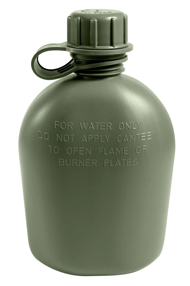 Olive Drab Gi 1 Quart OD Plastic Canteen US Made Military Bottle Rothco 605