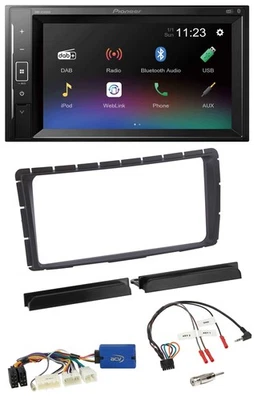 Pioneer DAB Lenkrad 2DIN Bluetooth USB Autoradio für Toyota Hilux ab 2011 28-Pin - Bild 1 von 4