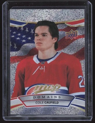 Cole Caufield 2022-23 Upper Deck MVP Domains Gold - Image 1 of 2