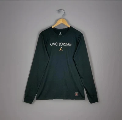 Nike Jordan Drake OVO Langarm Oberteil Sweatshirt, Gr. Medium, 886546-010 - Bild 1 von 4