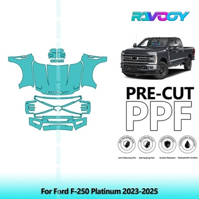 PreCut Paint Protection PPF Kit For Ford F-250 Platinum 2023-2025 — 第 1/4 张图片