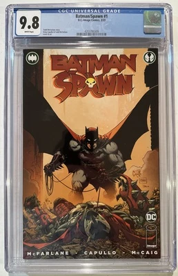 BATMAN/SPAWN #1 CGC 9.8 - GREG CAPULLO - PORTADA A - IMAGEN 2023 Foto 1 de 4