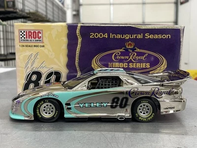 J.J. Yeley #80 Crown Royal Chrome 2004 IROC Xtreme 1/24 NASCAR Die-Cast - Image 1 of 4