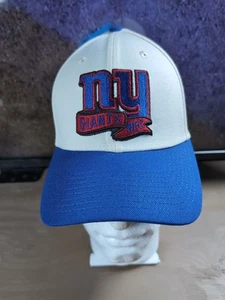 New York Giants Hat New Era 39Thirty Football Cap Flex Fit Clean White Logo - Picture 1 of 7