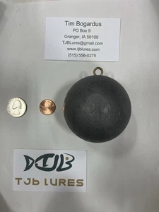 4 Lb Pound Qty 1 Cannonball Fishing Sinker Kayak Anchor Veteran Owned Free Ship - Picture 1 of 1