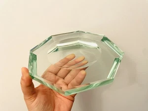 🟠 Max Ingrand FONTANA ARTE Grande e Massiccio Svuotatasche Ottagonale 1960 - Foto 1 di 6