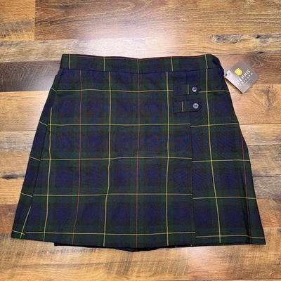 Dennis Uniformes Uniforme Falda Niñas H14 Plus Belair Cuadros Verde Nuevo Foto 1 de 4