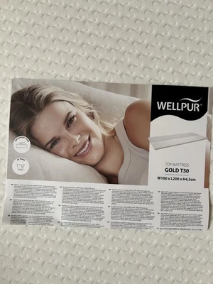 2 Stück Matratzen topper 100 x 200 Gold T30 - Bild 1 von 4