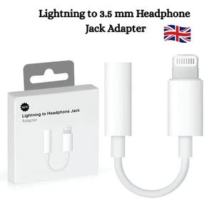 For Apple Lightning to 3.5 mm Headphone Jack Adapter iPhone - Picture 1 of 6