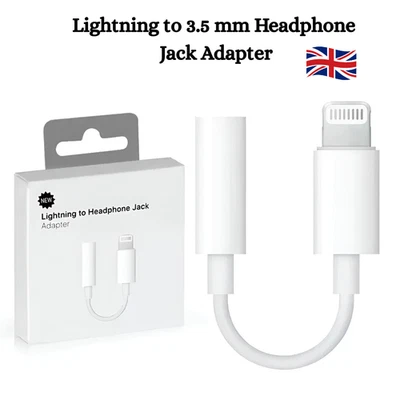 For Apple Lightning to 3.5 mm Headphone Jack Adapter iPhone - Image 1 of 4