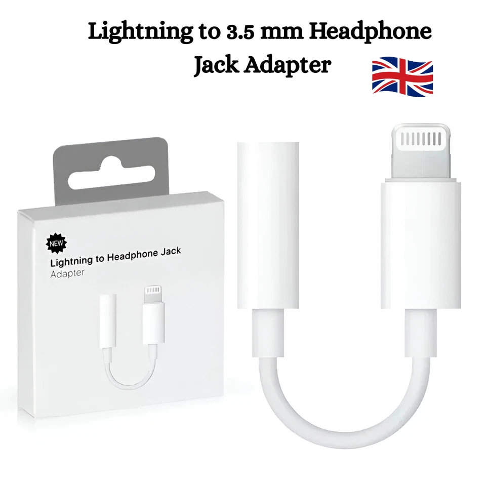 For Apple Lightning to 3.5 mm Headphone Jack Adapter iPhone - Image 1 of 4