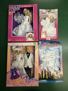 Vintage Totsy Flair & Fashion Corner Barbie Doll Bridal Wedding Lot Of 4 - New - Bild 1 von 9