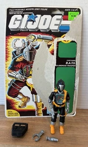1986 GI Joe Cobra BATS Near Complete Figure With Full Cardback - Picture 1 of 14