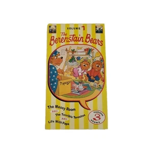 The Berenstain Bears VHS Vol 1 Messy Room Terrible Termites Life With Papa Rare - Bild 1 von 7