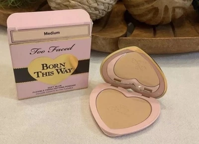 TOO FACED BORN THIS WAY SOFT BLUR FLEXIBLE FINISH SETTING POWDER MEDIUM NEW - Image 1 of 4