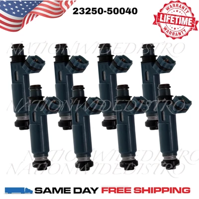 8x Inyectores de combustible Denso OEM para Lexus LX470 1998-2005 4,7 L V8 23250-50040 Foto 1 de 4