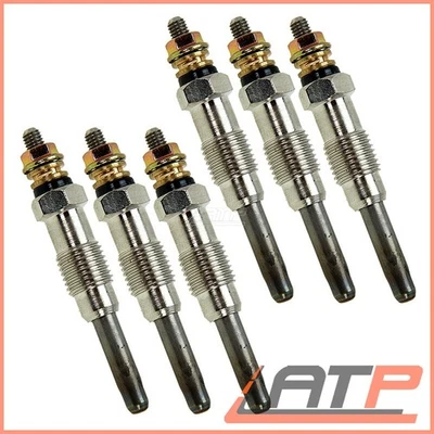 6x GLOW PLUG FOR BERTONE BMW LAND ROVER MERCEDES OPEL VAUXHALL 32018855 - Image 1 of 3