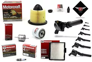 Kit de puesta a punto Ford F250 Super Duty 2001 5,4 L bobina de encendido de alta resistencia DG508 SP479 - Imagen 1 de 12
