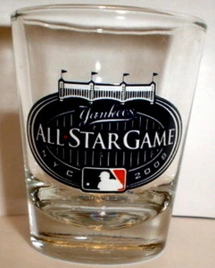 NY YANKEES YANKEE STADIUM 2008 ALL-STAR GAME shot GLASS - Picture 1 of 1