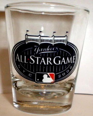 NY YANKEES YANKEE STADIUM 2008 ALL-STAR GAME shot GLASS Cover