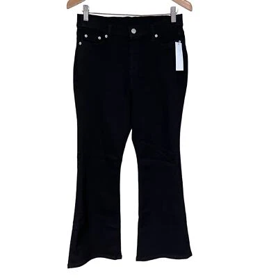 Denim & Co. Jeans Womens 8 Petite Bootcut Black Denim Easy Stretch D & Co 8P 8S - Image 1 of 4