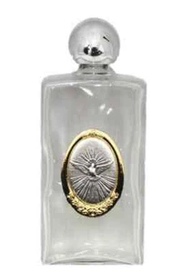 Holy Spirit Keepsake Glass Holy Water Bottle - Picture 1 of 1
