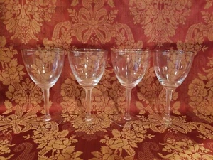 VINGATE FOSTORIA BELOVED set of 4 WATER GOBLETS .. - Picture 1 of 7