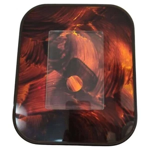 1970s Italian Tortoiseshell Effect Bakelite Lucite Photo Frame, 70s - Picture 1 of 6