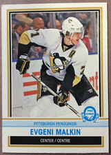 2009-10 O-Pee-Chee Box Bottom Evgeni Malkin  Pittsburgh Penguins