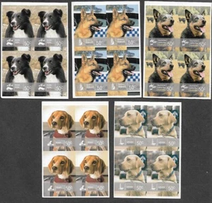 Australia Working Dogs 2008 mnh block 4 - Picture 1 of 1
