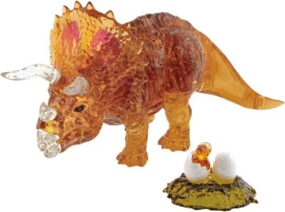 Beverly 61 pezzi puzzle di cristallo Triceratops marrone 50285 - Immagine 1 di 4