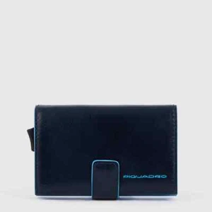 Portacarte di credito in metallo Piquadro - PP5649B2R / BLU2 - Foto 1 di 3