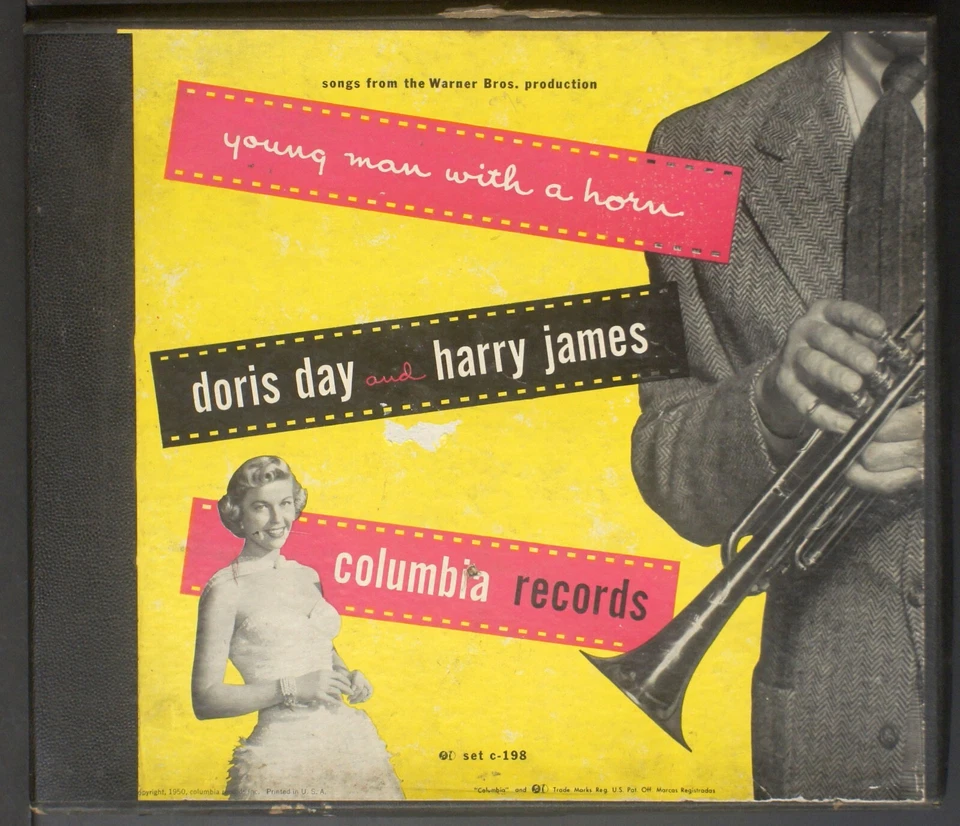 Doris Day and Harry James - Young Man With A Horn 10" shellac 4x78rpm box C-198 Foto 1 de 4