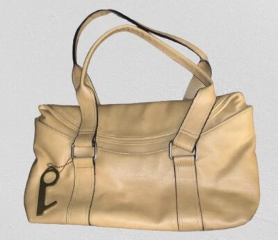 Bueno Collection Large Fold over Magnetic Purse Handbag Camel Tan - Image 1 of 4