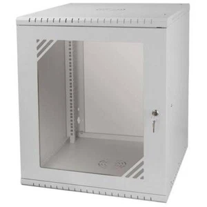 Stalflex RC19-12U-600GG Rack Cabinet 19" 12U, 600MM Glass Door, Gray - Picture 1 of 3