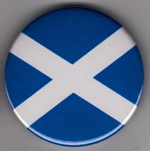 Scotland flag badge - wear the Saltire with pride for football cricket rugby - Picture 1 of 1