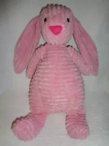 Bunny Pink Ribbed Corduroy Jellycat Cordy Roy Plush Stuffed Animal 12-16" - Picture 1 of 6