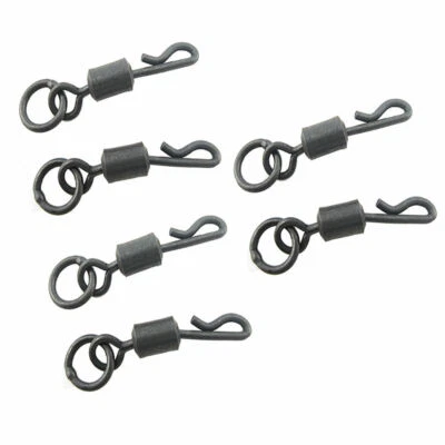 10 x SIZE 11 Quick change ring swivels Ronnie chod carp fishing rigs UK seller - Image 1 of 4