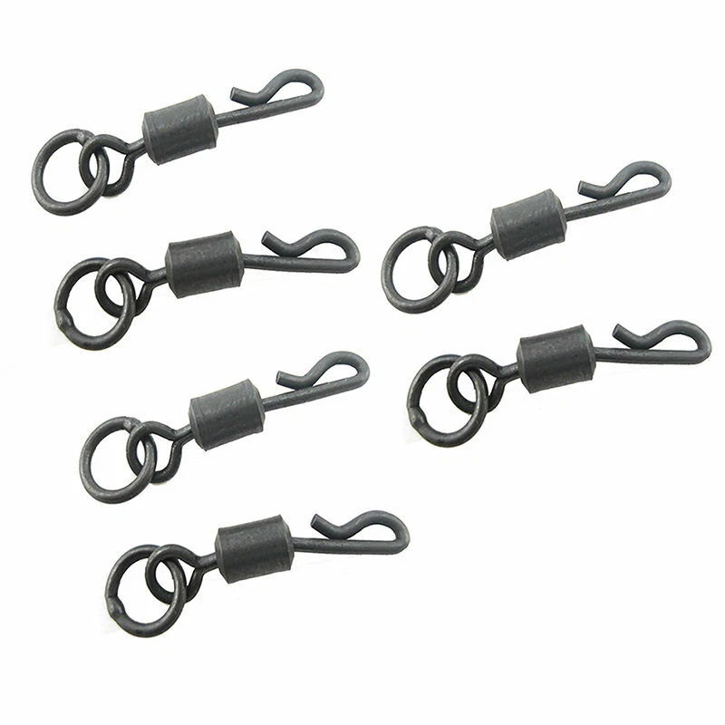 10 x SIZE 11 Quick change ring swivels Ronnie chod carp fishing rigs UK seller - Image 1 of 4