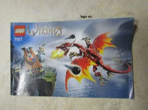 Lego 7017 Viking Notice Instruction Catapult versus the Nidhogg Dragon - Foto 1 di 1