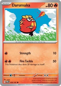 Darumaka 034/167 Twilight Masquerade TWM Pokemon Card NM - Imagen 1 de 1