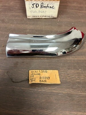 Pontiac Chieftain 1950 guardabarros delantero derecho parrilla superior barra nos 425 Foto 1 de 4